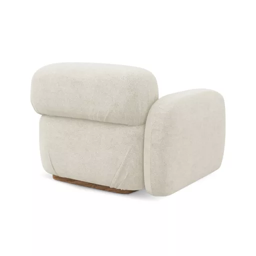 Ailani fotel modul 1 karfával bal - 95x95x73 pearl (gyöngy) színben