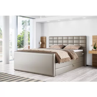 Aiva boxspring ágy ágyneműtartóval 100 X 200