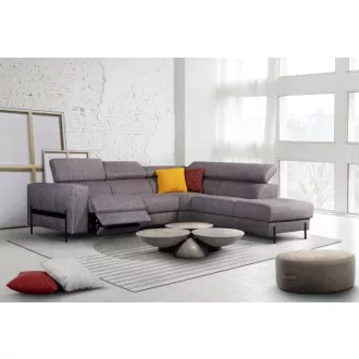   Akron dupla elektromos relax sarokgarnitúra 296 cm X 238 cm - jobbos