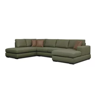   Alano U-alakú sarok ülőgarnitúra 219 cm X 358 X 159 cm - balos