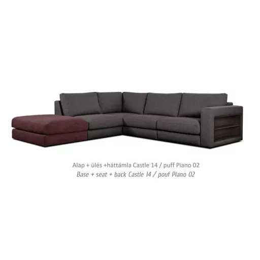 Allente sarokgarnitúra 282 cm x 304 cm - balos