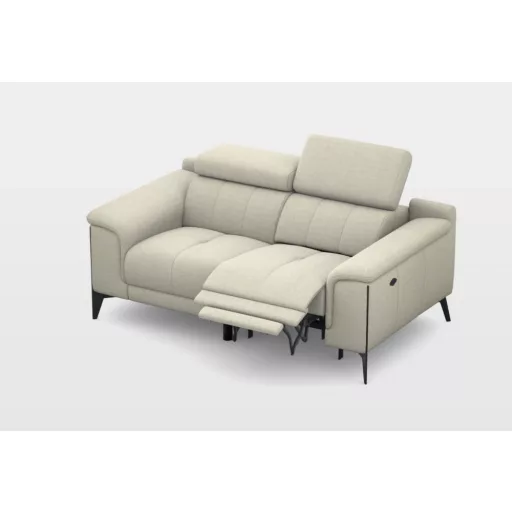 Amira 2 személyes kanapé 2 karral - Elektromos Relax funkció jobb oldalon