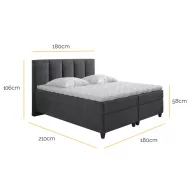 Arizona boxspring ágy 160 X 200