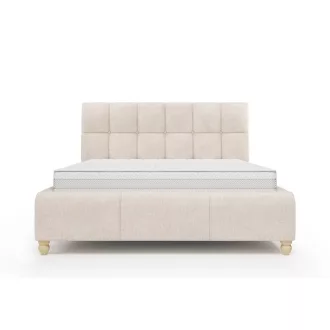   Aston kárpitozott ágyneműtartós ágy oldalról nyíló gázrugós ágyráccsal - 106 cm magas fejvéggel - 160 X 200 fekvőfelület - Aragon03