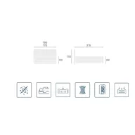 Averion boxspring ágy 160 X 200