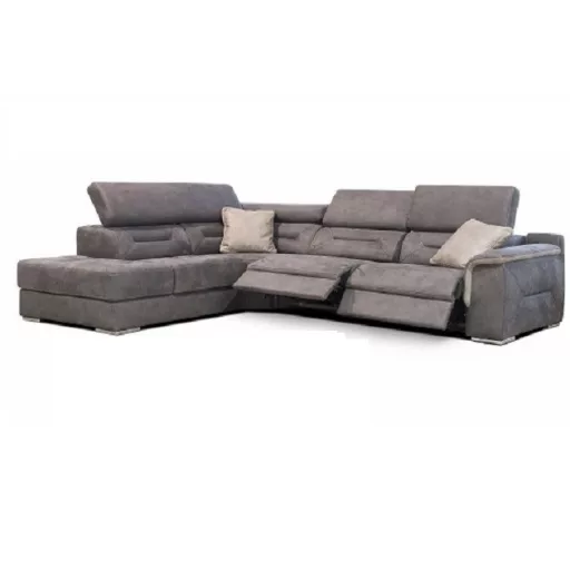 Beaumont 2 elektromos relax sarokgarnitúra - 296 cm X 235 cm - balos