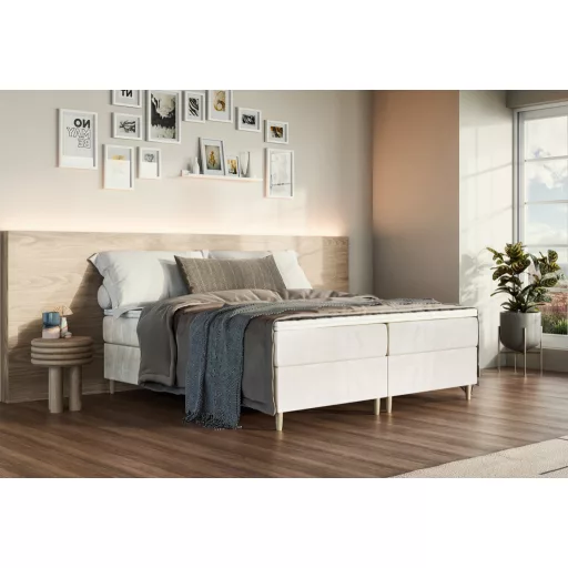 Fejtámla nélküli boxspring ágy 180 X 200