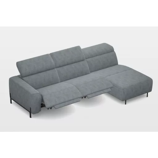 Calais sarokgarnitúra 281 cm X 176 cm - 2 elektromos relax funkcióval - jobb