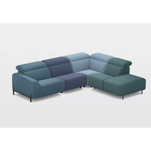 Calais sarokgarnitúra 304 cm X 245 cm - 2 elektromos relax funkcióval - jobb