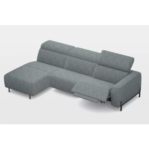 Calais sarokgarnitúra 176 cm X 281 cm - 2 elektromos relax funkcióval - bal