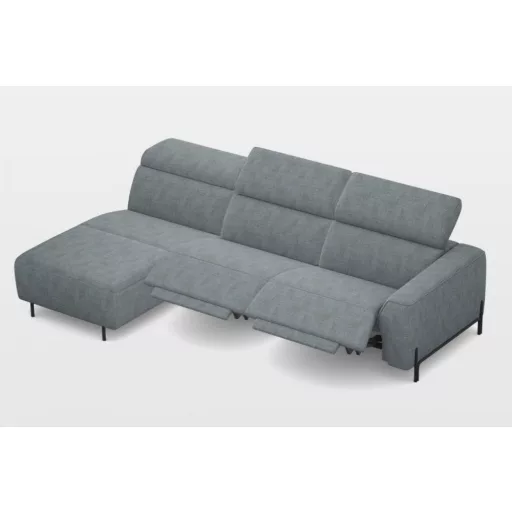 Calais sarokgarnitúra 176 cm X 281 cm - 2 elektromos relax funkcióval - bal