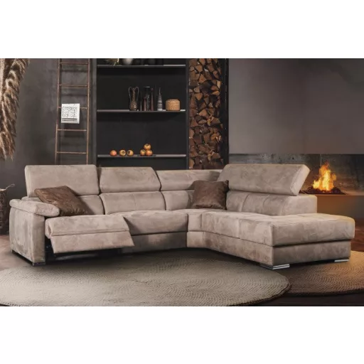 Canion elektromos relax sarokgarnitúra 296 cm X 235 cm - jobbos
