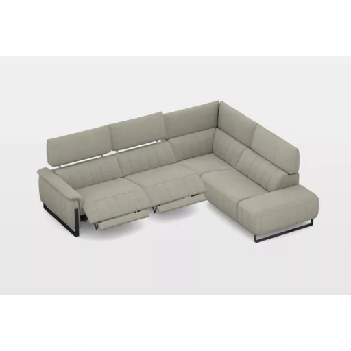Celeste sarokgarnitúra 293 cm X 191 cm - 2 elektromos relax funkcióval - jobb
