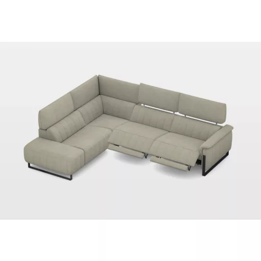 Celeste sarokgarnitúra 191 cm X 293 cm - 2 elektromos relax funkcióval - bal