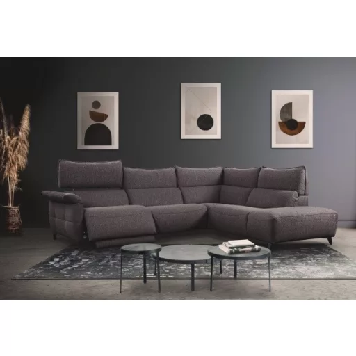 Challenger sarokgarnitúra 293 cm X 191 cm - elektromos relax funkció karfa mellett - jobb