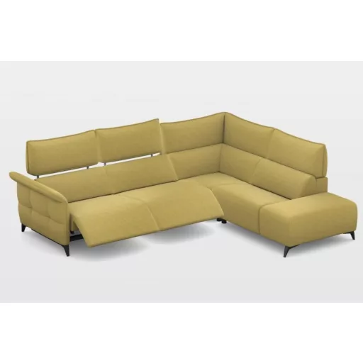 Challenger sarokgarnitúra 293 cm X 191 cm - 2 elektromos relax funkcióval - jobb