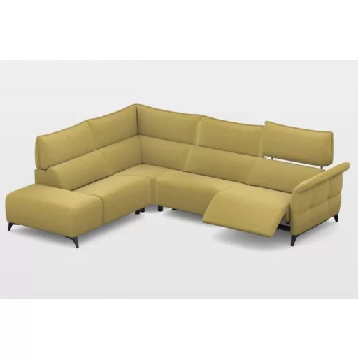 Challenger sarokgarnitúra 191 cm X 293 cm - elektromos relax funkció karfa mellett - bal
