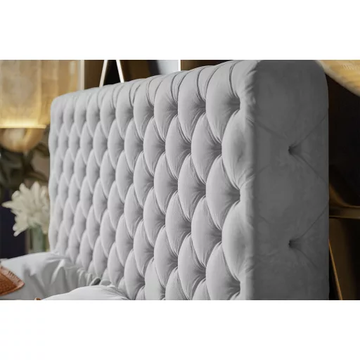 Chesterfield ágykeret 140 X 200 fekvőfelület, ágyráccsal és ágyneműtartóval