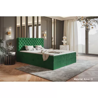 Chesterfield ágy ágyneműtartóval 140 X 200