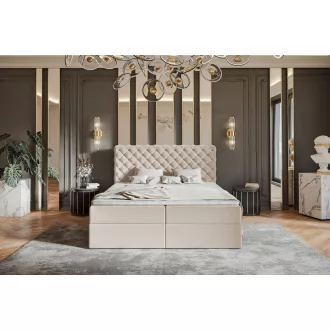 Chesterfield ágy ágyneműtartóval 140 X 200