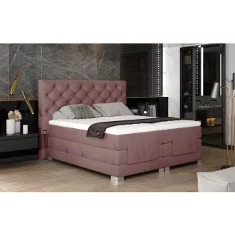 Cloe motoros boxspring ágy 180 X 200  hideghab topper