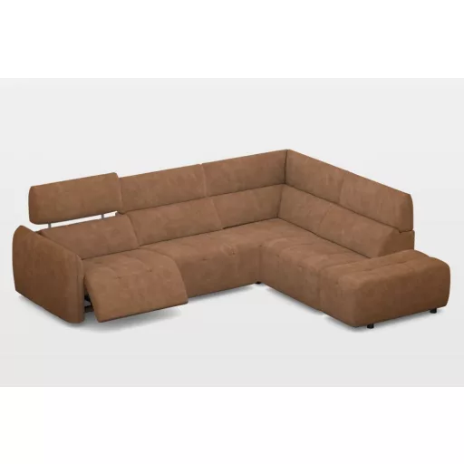 Cooper sarokgarnitúra 288 cm X 235 cm - elektromos relax funkció karfa mellett - jobb