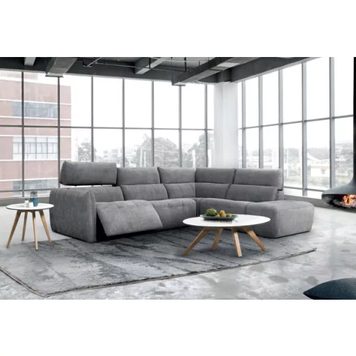 Cooper sarokgarnitúra 288 cm X 235 cm - 2 elektromos relax funkcióval - jobb