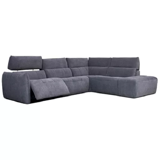 Cooper sarokgarnitúra 288 cm X 235 cm - 2 elektromos relax funkcióval - jobb