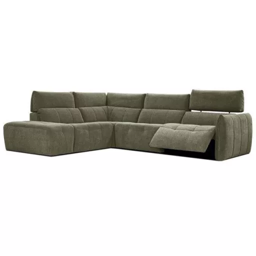 Cooper sarokgarnitúra 235 cm X 288 cm - 2 elektromos relax funkcióval - bal