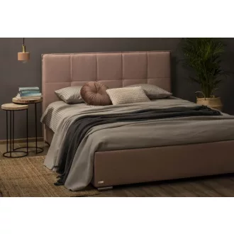   Cortina kárpitozott ágyneműtartós ágy előről nyíló gázrugós ágyráccsal - 106 cm magas fejvéggel - 90 X 200 fekvőfelület