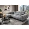 Davos sarok ülőgarnitúra 170 cm X 281 cm - motorosan mélyíthető ülőfelülettel - balos - Miltonnew14 taupe színben