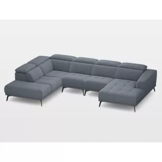 Davos U-alakú sarokgarnitúra 226 cm X 363 X 170 cm - balos