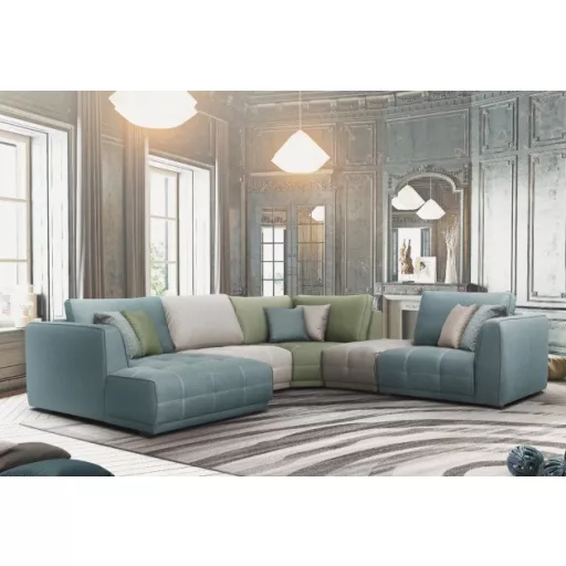 Dielo U-alakú sarokgarnitúra 162 cm x 350 cm x 296 cm - jobbos