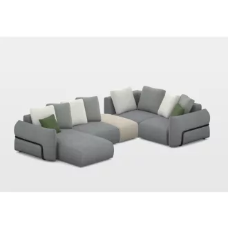   Dixon U-alakú sarokkanapé 173 cm x 349 cm x 216 cm - jobbos