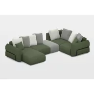   Dixon U-alakú sarokgarnitúra 173 cm x 331 cm x 274 cm - jobbos