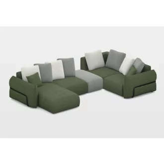   Dixon U-alakú sarokkanapé 173 cm x 349 cm x 216 cm - jobbos