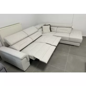   Domino dupla relax motoros sarokgarnitúra 297 cm X 235 cm - jobbos - AquaClean Alpine22 -kiállítási