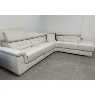   Domino dupla relax motoros sarokgarnitúra 297 cm X 235 cm - jobbos - AquaClean Alpine22 -kiállítási