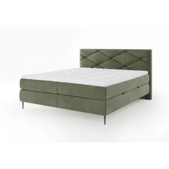 Eno táskarugós boxspring ágy ágyneműtartóval 180 X 200