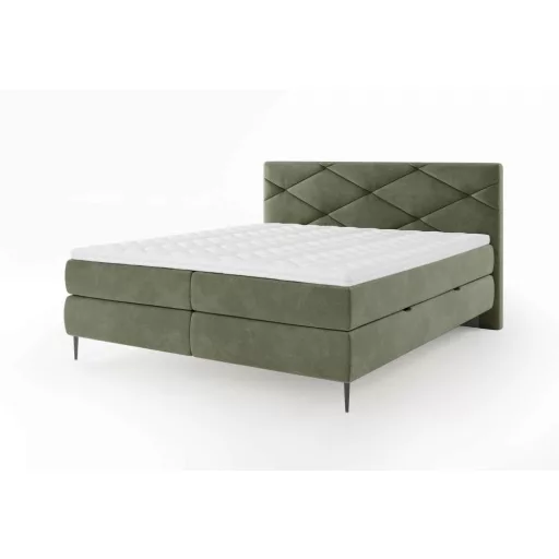Eno táskarugós boxspring ágy ágyneműtartóval 160 X 200