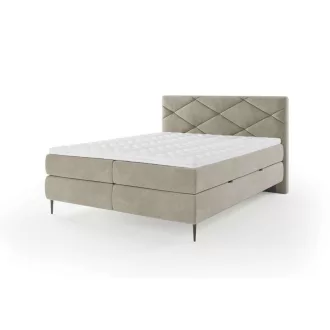 Eno táskarugós boxspring ágy ágyneműtartóval 180 X 200