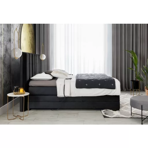Eros motoros boxspring ágy 180 X 200  hideghab topper