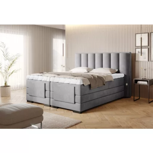 Eros motoros boxspring ágy 180 X 200  hideghab topper