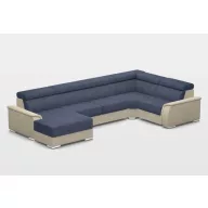   Flexoo U-form elektromos relax sarokkanapé - 170 cm X 377 X 212 cm - balos
