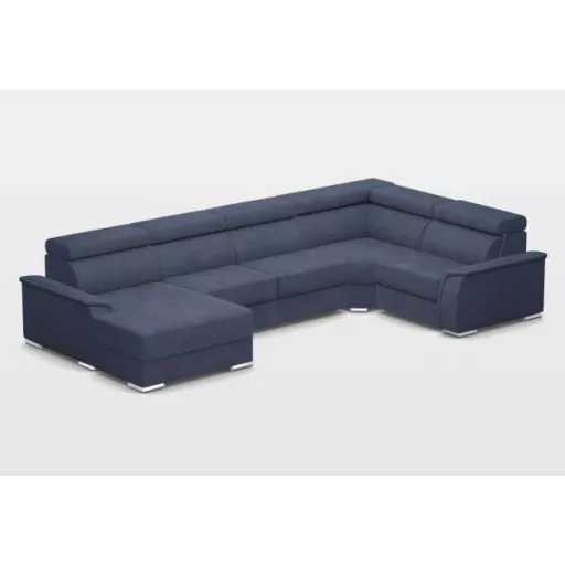 Flexoo U-form elektromos relax sarokkanapé - 170 cm X 377 X 212 cm - balos