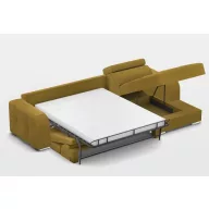   Flexoo ágyazható (Nova 160) sarokgarnitúra 309 cm X 170 cm - nyitható tárolóval - jobbos