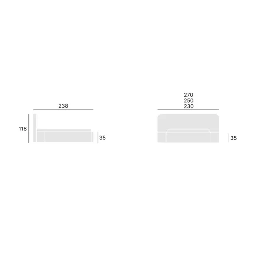 Gene kárpitozott ágy 140 X 200 fekvőfelület