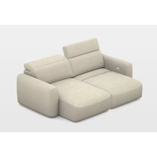 Gizo mini sarokkanapé elektromosan mélyíthető ülőfelülettel 159 cm x 242 cm - balos - 