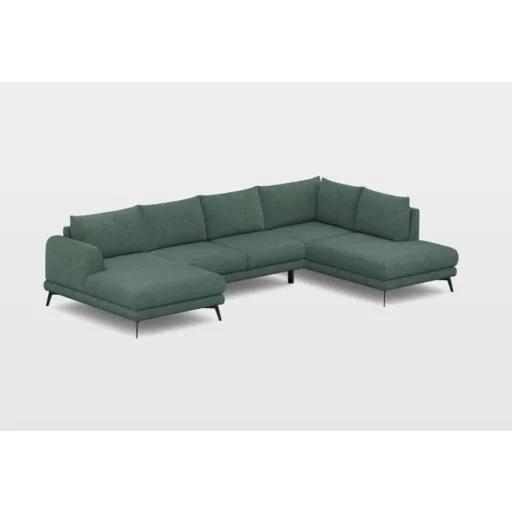 Inferno U-alakú sarokgarnitúra 156 cm X 362 cm X 219 cm - jobbos