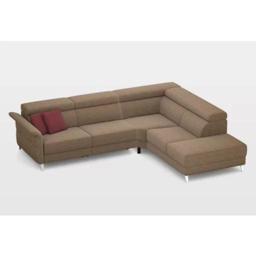 Justin dupla elektromos relax sarokgarnitúra 295 cm X 238 cm - jobbos